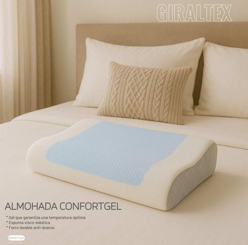 Almohada Ortopédica con Gel, Giraltex